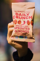 Daily Crunch Snacks - Nashville Hot Sprouted Almonds - Small