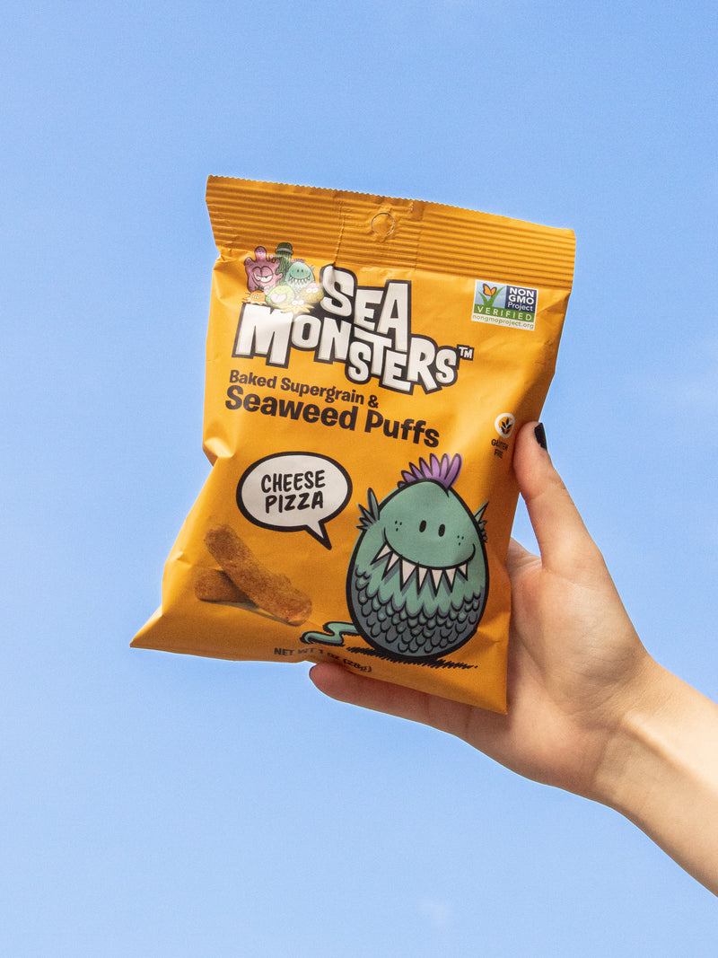 Sea Monsters - Cheese Pizza Seaweed Puffs